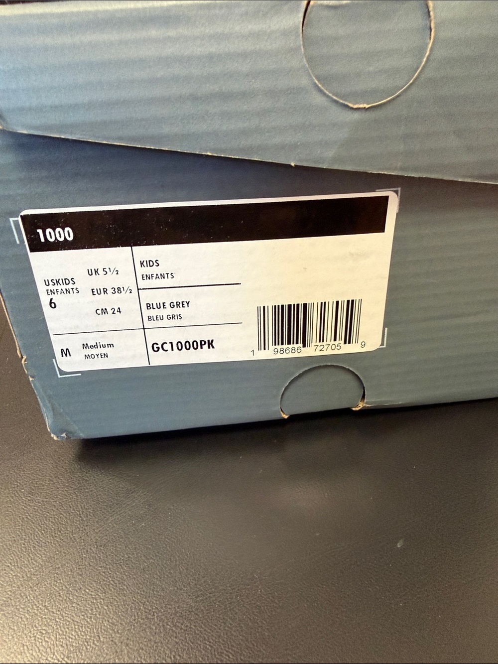 New Balance 1000 Sneakers in Blue and White - Picture 6 of 6
